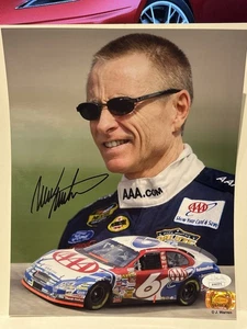 Mark Martin NASCAR Racing Signed 8x10 Photo AAA - JSA COA - Picture 1 of 2