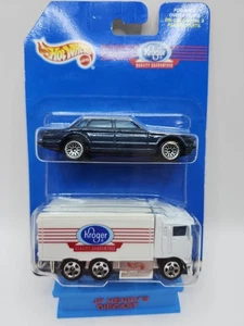 Camión de carretera Kroger 1997 Hot Wheels paquete de 2/5 velocidades y Mercedes Benz azul - Imagen 1 de 2