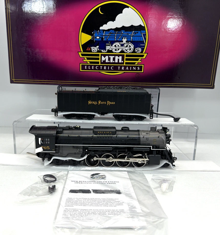 MTH Premier 20-3032-1 Nickel Plate Road 2-8-4 Berkshire PS.1 O #765 New BCR NKP - Image 1 of 4