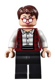 NEW LEGO JANINE MELNITZ minifigure from Ghostbusters set 75827