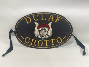 Vintage MOVPER verstorbener Dulaf Grotte gestickter Aufnäher Freimaurer AT16 - Bild 1 von 7