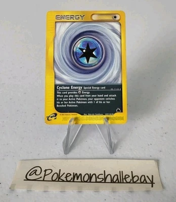 Cyclone Energy 143/144 - Skyridge Set *NM* Non Holo Pokemon Card - Image 1 of 4