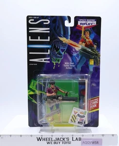 LT. Ripley Space Marine Aliens mit Comic 1992 Kenner Actionfigur MOSC - Bild 1 von 4