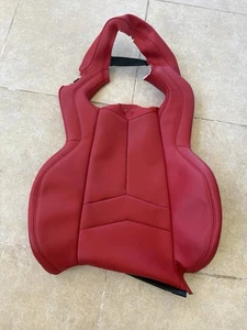 2020 - 2024 CHEVY CORVETTE C8 FRONT Passenger Side UPPER SEAT CUSHION RED Minor - Picture 1 of 5
