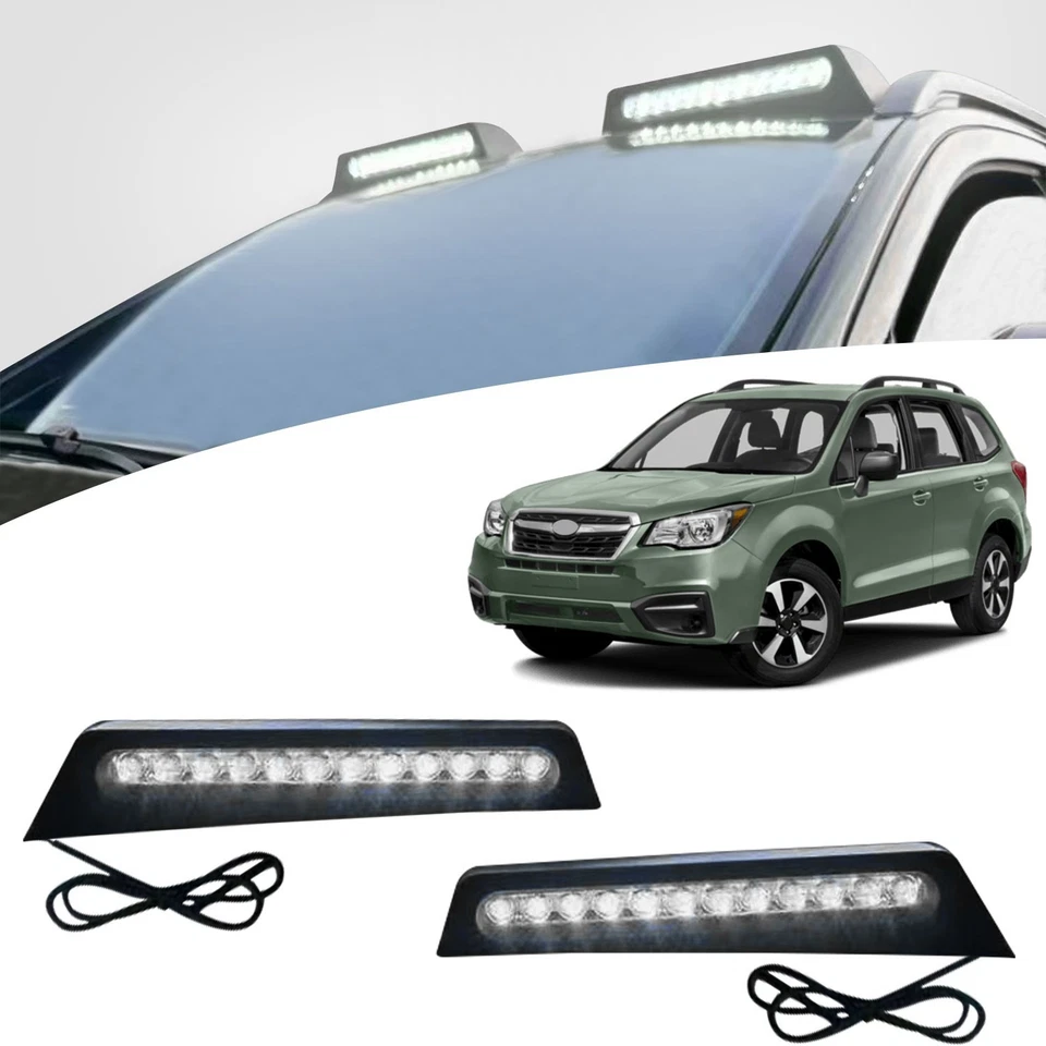 Tapa de luz LED de techo superior con DRL para lámpara de techo Subaru Forester 2013-2018 Foto 1 de 4