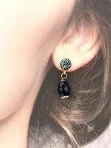 Heidi Daus Crystals Drop Signature Earrings Post - Picture 1 of 5