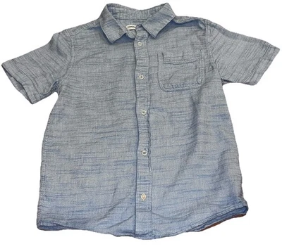 Camisa Sonoma 100% Algodón Niños-Cuello-Botón Abajo-Mangas Cortas-Bolsillo-Grande Foto 1 de 4