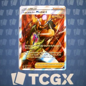 Pokemon - Single Strike Style Mustard (Full Art) - 163/163 NM - Picture 1 of 1