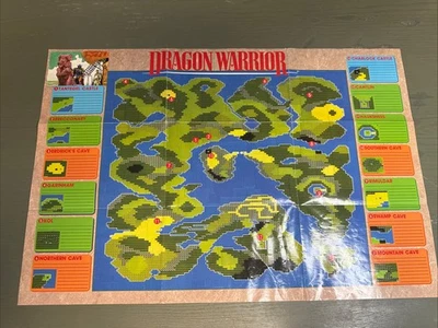 Póster mapa guerrero dragón gráfico monstruo solo insertar Foto 1 de 4