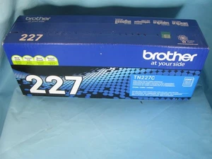 GENUINE BROTHER TN227C -TN-227C CYAN TONER FREE SHIPPING - NEW - Picture 1 of 1