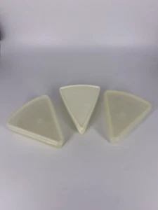 Vintage Tupperware Pie Wedge Slice Triangle Single Serving Keeper Box - Picture 1 of 11