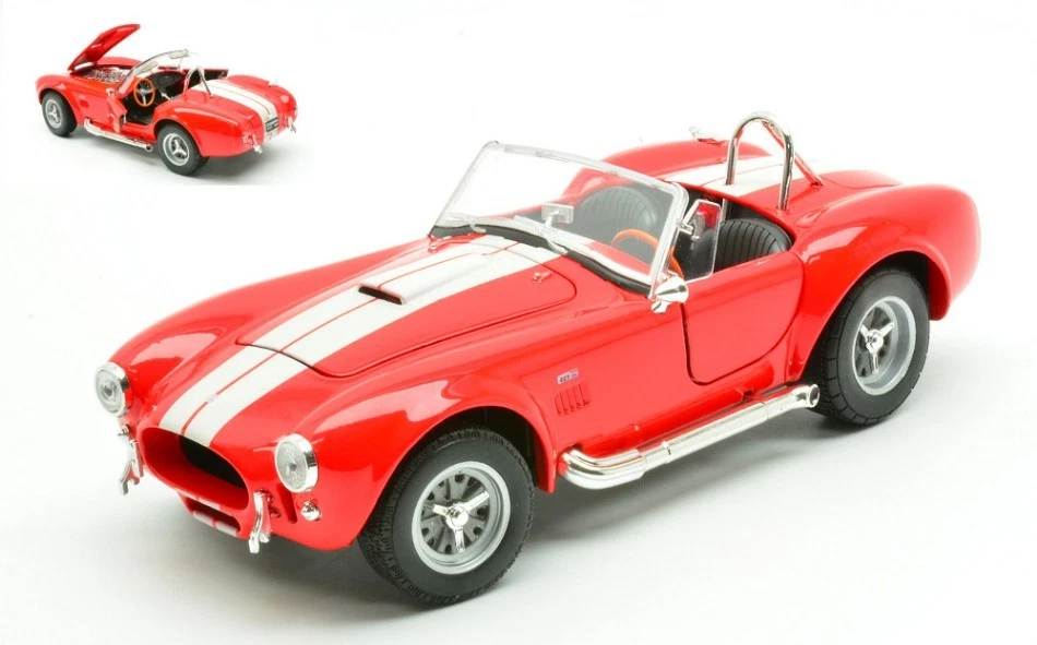SHELBY COBRA 427 SC 1965 RED/WHITE 1:24 - Immagine 1 di 1