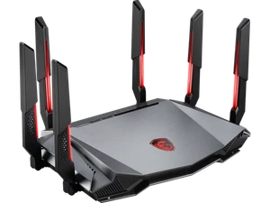 MSI RadiX AXE6600 WiFi 6E Tri-Band Gaming Router support 2.5GHz/5GHz/6GHz, AI - Picture 1 of 5