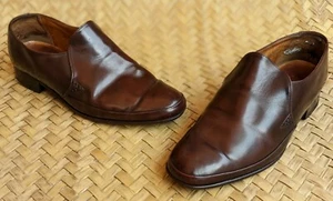 CROCKETT & JONES Towcester Hombres Cuero Marrón Zapatos Sin Cordones Talla 7.5G Reino Unido | 8.5 EE. UU. - Imagen 1 de 12