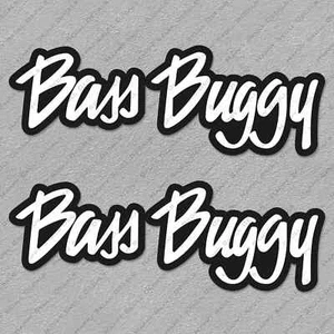 Pair 2 High Quality Decals fits Sun Tracker Bass Buggy PONTOON BOAT 28" Pair USA - Picture 1 of 3