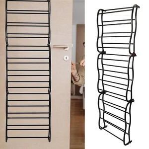 Over The Door Shoe Rack 12 Tiers Wall Mounted Shoe Organizer Rack. - Picture 1 of 12
