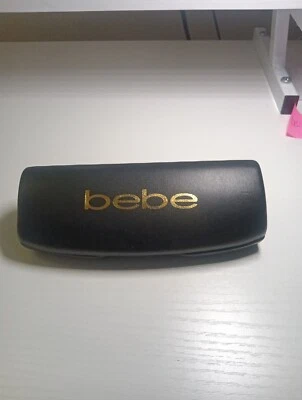 Чехол для очков Bebe жесткий раскладушка черный искусственная кожа - Изображение 1 из 4
