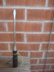 1940s Vtg 3/8" Tip x 8" Steel * STANLEY YANKEE * Slotted Screwdriver No. 90 USA - Picture 1 of 15