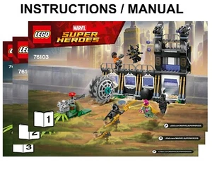 LEGO Super Heroes Corvus Glaive Thresher Attack 76103 INSTRUCTIONS ONLY - Picture 1 of 1
