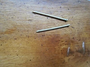 Brass Brads, 1.5" x 16 gauge, Approximately 250, New - Picture 1 of 3