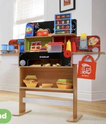 Kidkraft Pizzeria & Delivery Food Stand, Accessories NEW Unopened Box - Image 1 of 4