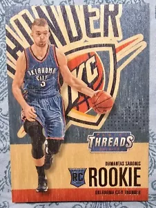 Domantas Sabonis 2016-17 Panini Threads Rookie Card RC - Picture 1 of 6