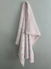 SL Home Fashions Thick Plush Pink Baby Blanket Embossed Stars Sherpa 40x30 Soft