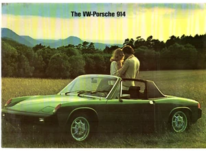 VW-Porsche 914 1974-75 UK Market Sales Brochure 1.8 2.0 GT - Picture 1 of 2