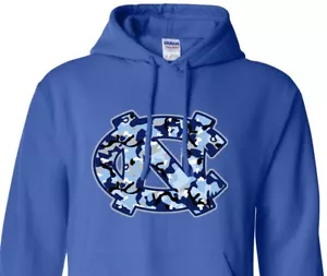 UNC - University of North Carolina - Tarheels - College Football - Camo - Hoodie - Picture 1 of 16