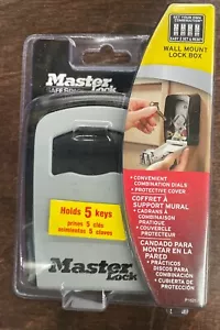 Master Lock 5401D Set Your Own Combinación Montaje en Pared Caja de Bloqueo, 5 Llaves Capacidad - Imagen 1 de 3