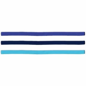 3er-Pack schmale elastische Stirnbänder Sportbänder Retro Haarkrawatten Tennis Gelee Griff cool - Bild 1 von 12