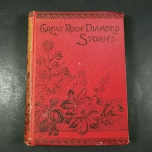 1854 Great Rosy Diamond Stories The Angel Children Charlotte M Higgins HC Vtg - Picture 1 of 12