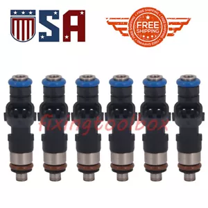 842-12298 6Pcs Fuel Injector For Bosch Frontier Xterra 4.0L 2006-2014 0280158007 - Foto 1 di 9