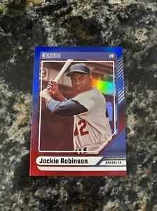 2024 Panini Donruss - Red & Blue #16 Jackie Robinson - Picture 1 of 2