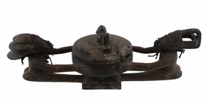 Coupe offrande cérémoniel mariage Yoruba maternité Art Africain 16937 - Picture 1 of 12