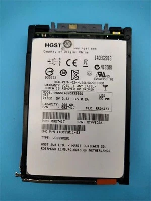 EMC V6-PS6F-200 005050428 005050874 005051189 200G SAS SSD Hard Drive - Image 1 of 3