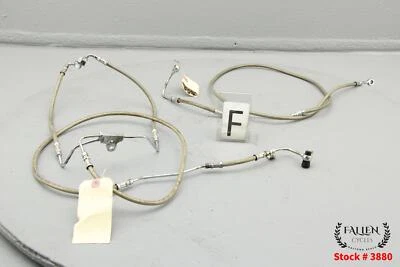 Комплект переднего тормозного шланга 2011 Harley Electra Glide CVO для моделей ABS СТАЛЬНОЙ ПЛЕТЕНЫЙ - Изображение 1 из 4