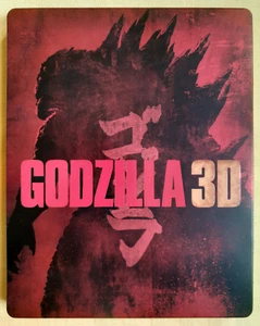 GARETH EDWARDS: GODZILLA 3D (2014) - STEELBOOK BLU-RAY 2D/3D + DVD IN ITALIANO - Foto 1 di 11