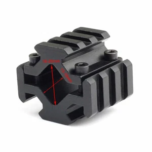 New Universal 4 Picatinny Weaver Rail 3 Slot Barrel Mount 20mm For Scope Sight - Picture 1 of 5