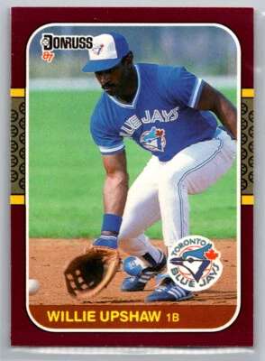 1987 Donruss Opening Day 30 Toronto Blue Jays Willie Upshaw - Image 1 of 2