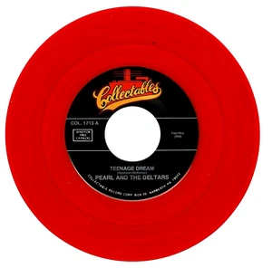 Pearl & The Deltars (Red Vinyl) Teenage Dream /Dance Dance Dance 7" (BRAND NEW) - Imagen 1 de 6
