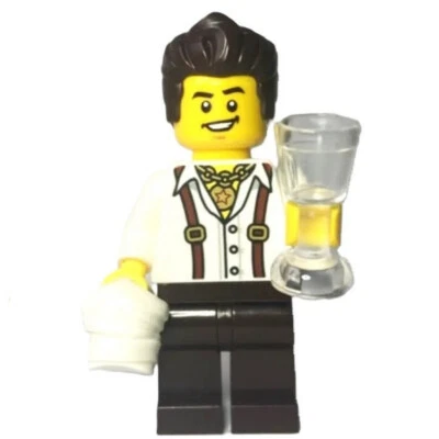 new LEGO NINJAGO Dragons Rising Minifig - bartender Dareth (Brown Ninja) - Изображение 1 из 4