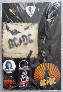 AC/DC Fan Club Memorabilia, Picks, Pins, Lanyard, Key Ring & Sticker - Picture 1 of 4