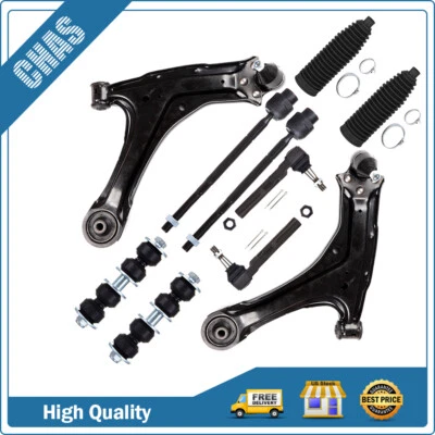 Se adapta a Chevrolet Malibu 10 piezas brazo de control con rótulas barra estabilizadora enlace final Foto 1 de 4