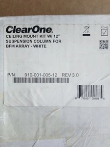 ClearOne 12" DECKENMONTAGESET FÜR BEAMFORMING BFM ARRAY weiß 910-001-005-12 - Bild 1 von 2