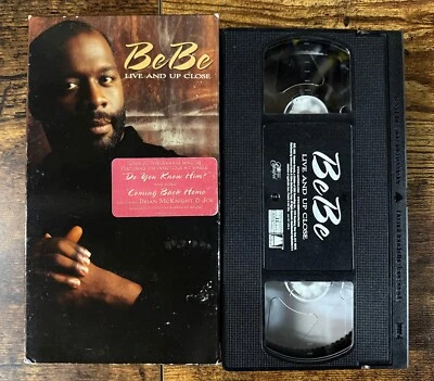 VHS: Bebe Winans: SIGNED Live and Up Close: Brian McKnight, autograph - Image 1 of 2