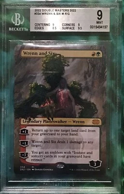 MTG Double Masters 2022 Wrenn & Six Showcase BGS 9 Mint MTG 2X2 #334 Mythic - Image 1 of 2
