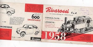 rivarossii zugkatalog 1958 - Bild 1 von 1