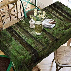 3D Forest 799 Tablecloth Table Cover Cloth Birthday Party Event AJ WALLPAPER AU - Picture 1 of 1