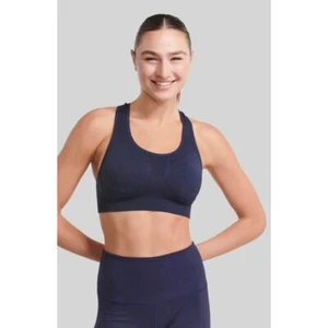 Underoutfit Racerback Sports Bra w/ Sewn-in-pads - 1145 Navy size Med - Picture 1 of 3